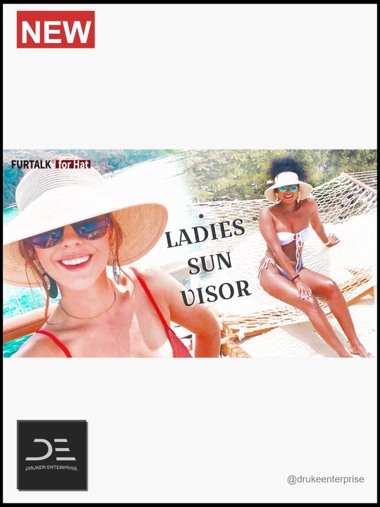 Wide Brim Sun Hat with UPF 80+ Protection and Ponytail Opening main image 6